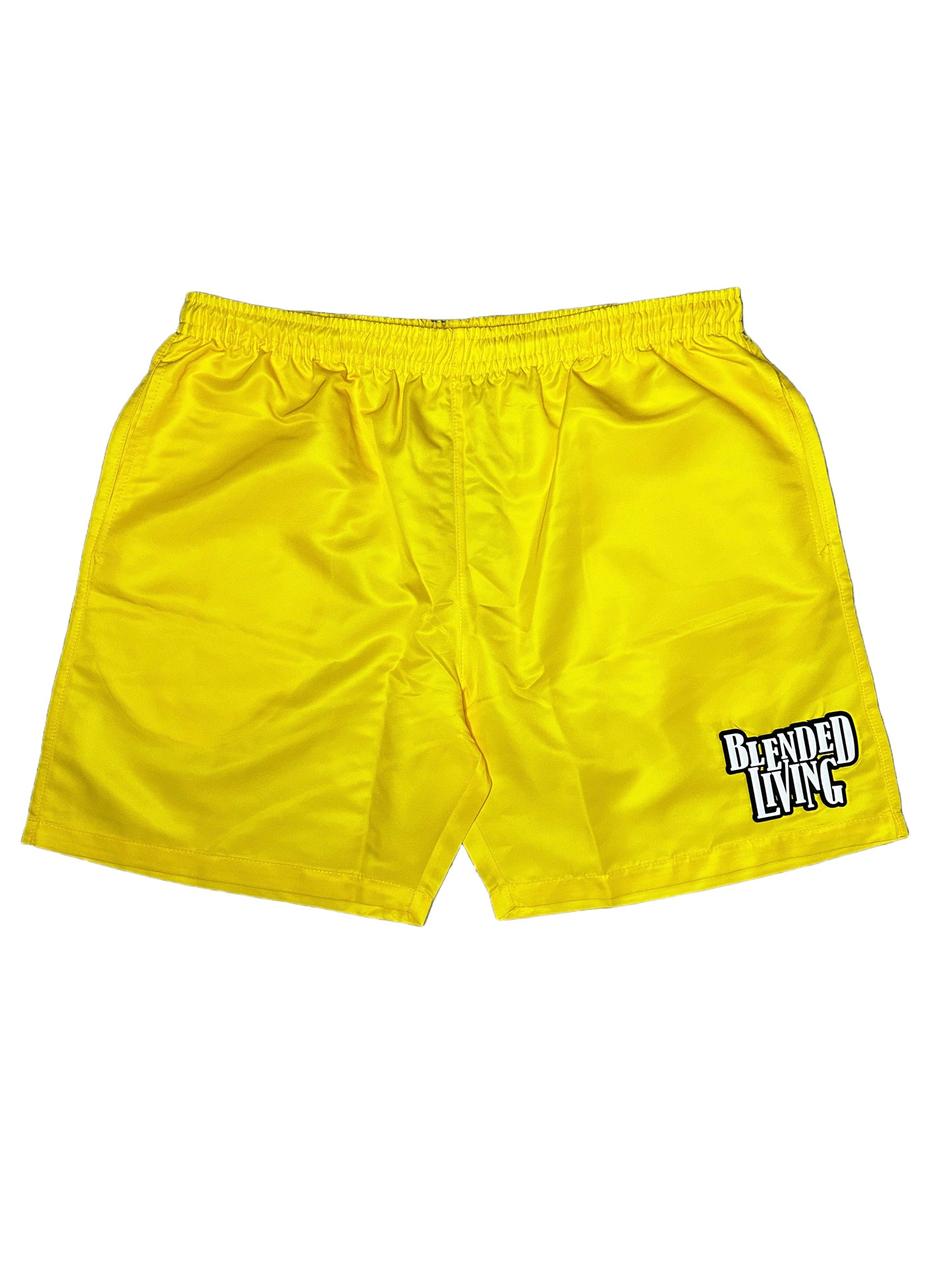 Nylon Patchwork Shorts (Yellow)