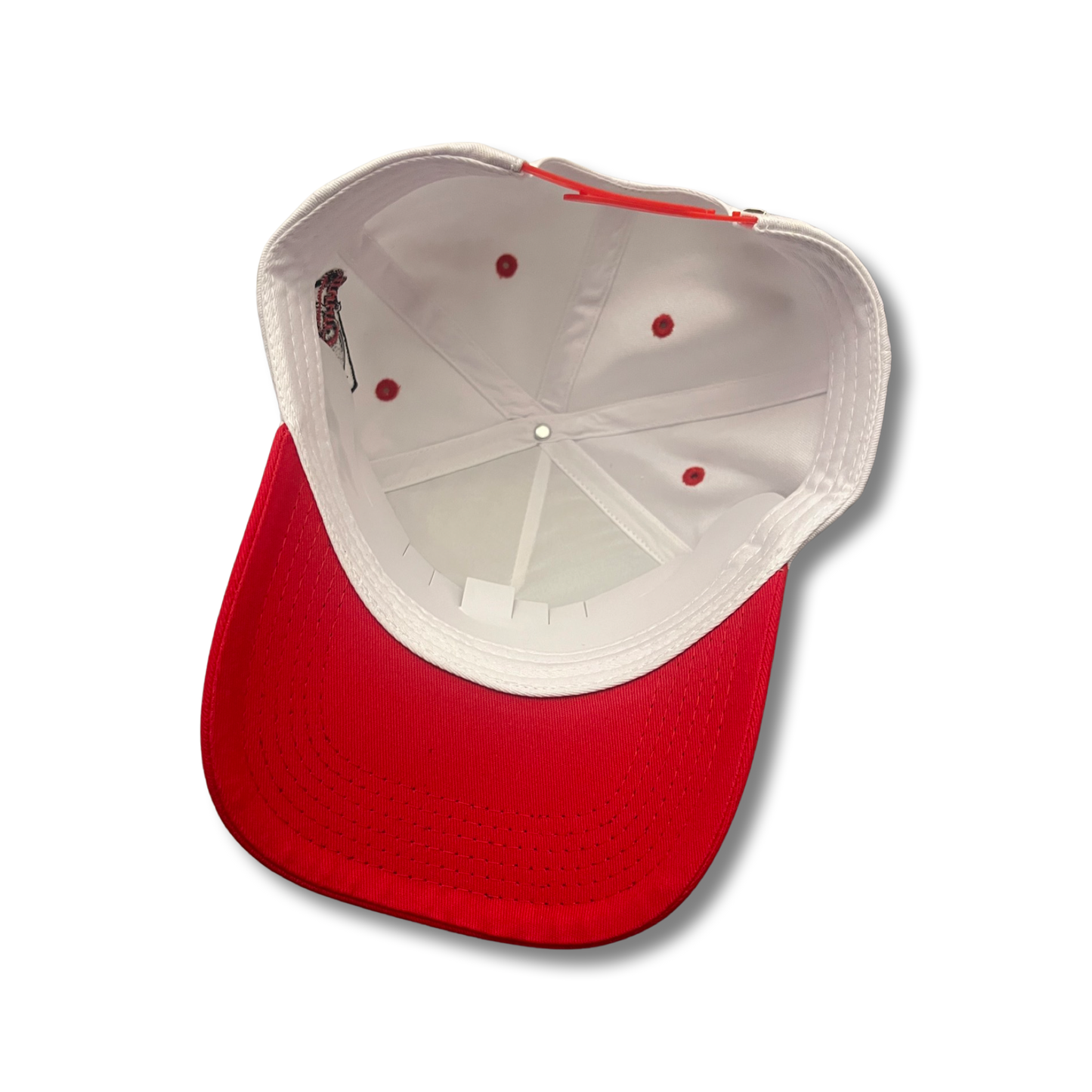 White & Red Trucker Hat