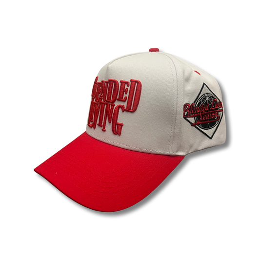 White & Red Trucker Hat